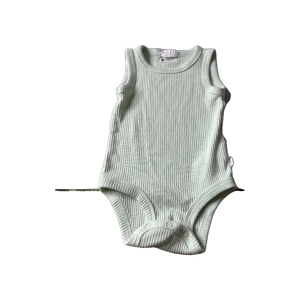 Firsts Unisex light green Tank Top size: 12 months